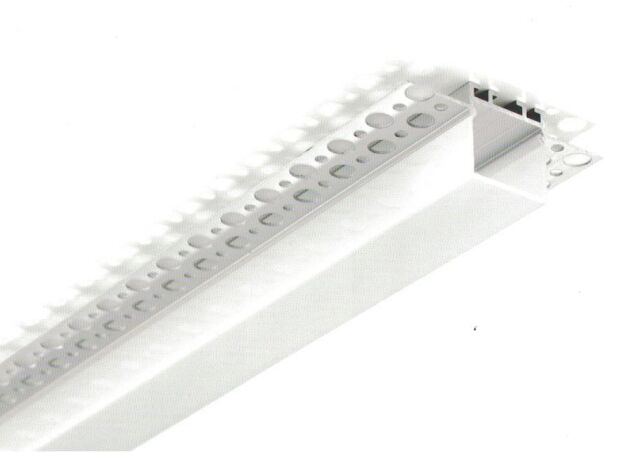 (image for) 1Meter/3.3ft Aluminum Recessed LED Corner Strip Channel 65.4mm x 28mm suit for max 22.8mm width strip light